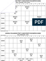 Jadwal 5 Hari Per Guru Siang