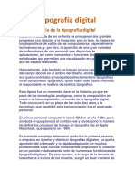 Historia y evolución de la tipografía digital