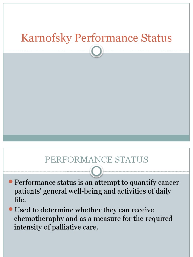 karnofsky performance status とは – karnofsky performance scale pdf – XOIJO