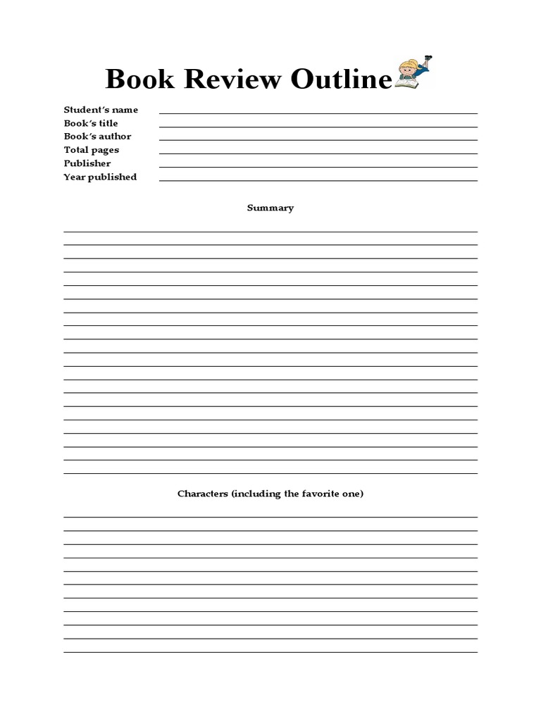 book-review-outline-pdf