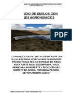 ESTUDIO DE SUELOS CON FINES AGRONOMICOS Accha