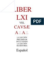 LIBER LXI VEL CAUSÆ Español 09-04-2014ev