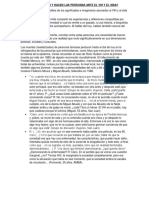 Qué Piensan y Hacen Las Personas Ante El Vih y El Sida