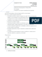 Práctica 6 Estructura Desagregada de Trabajo - GP - Daniela León Bravo