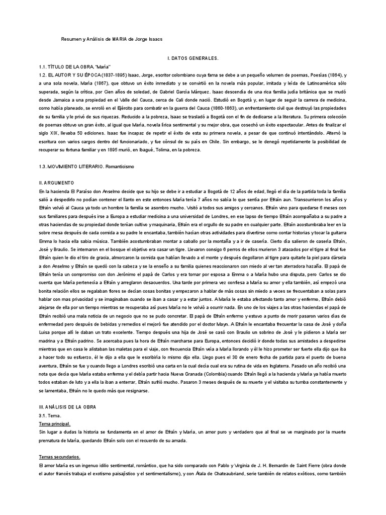 Resumen y An lisis de MARIA de - 1674685504