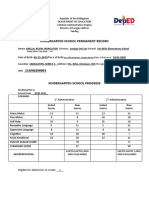 Permanent Record Sto. Nino