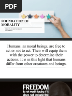 Foundation of Morality Lecture 4