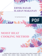 Tehnik Dasar Pengolahan Makanan Moist Heat Cooking Method