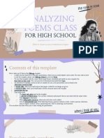 Analyzing Poems Class For High School by Slidesgo