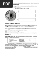 Earths Internal Heat Activity