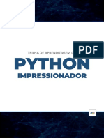 Trilha Recomendada - Python Impressionador