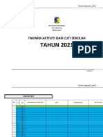 TAKWIM AKTIVITI SEKOLAH 2021