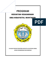 Jadwal Laporan Pembiasan Keagamaan Sma