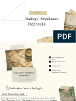 Sejarah Terbentuknya Kepulauan Indonesia