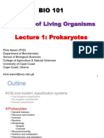 Bio101 Lec1 Prokaryotes 19 09 2019