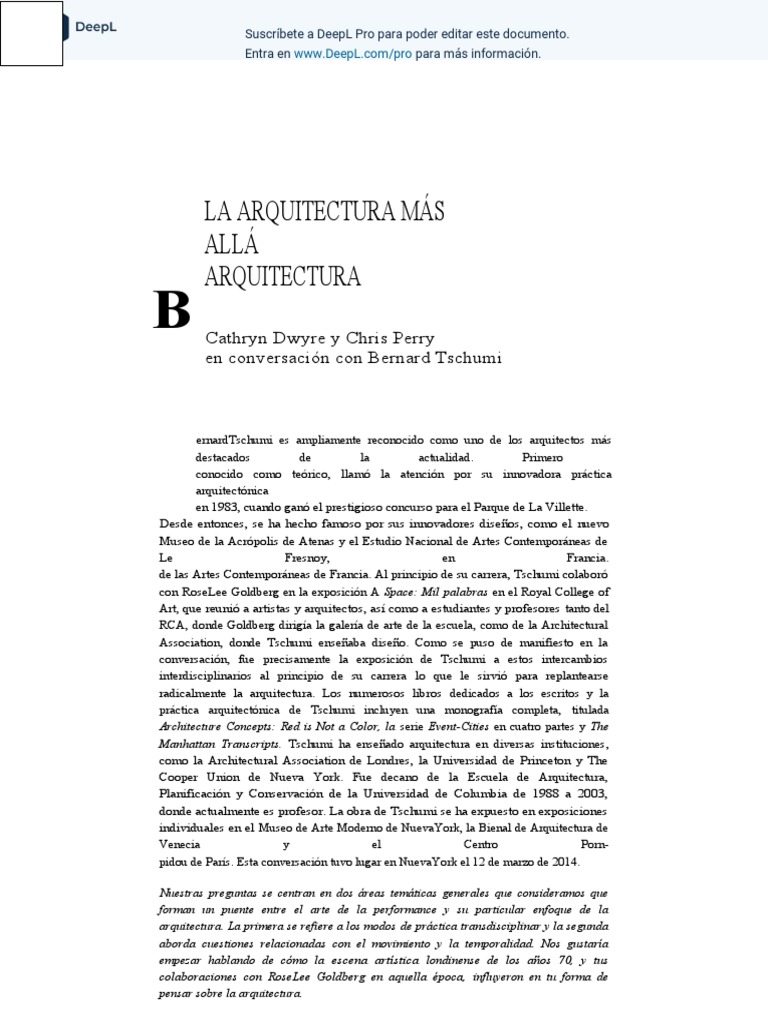 Architecture Beyond Architecture Es Pdf Arte De Performance Bailes