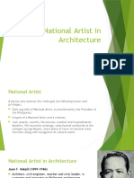 National Artist in Architecture