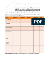 Actividad 1 Una Mirada A La Nueva Adecuación Curricular para Posibles Soluciones A La Problemática Seleccionada