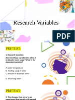 PR2 LESSON 2 Research Variables