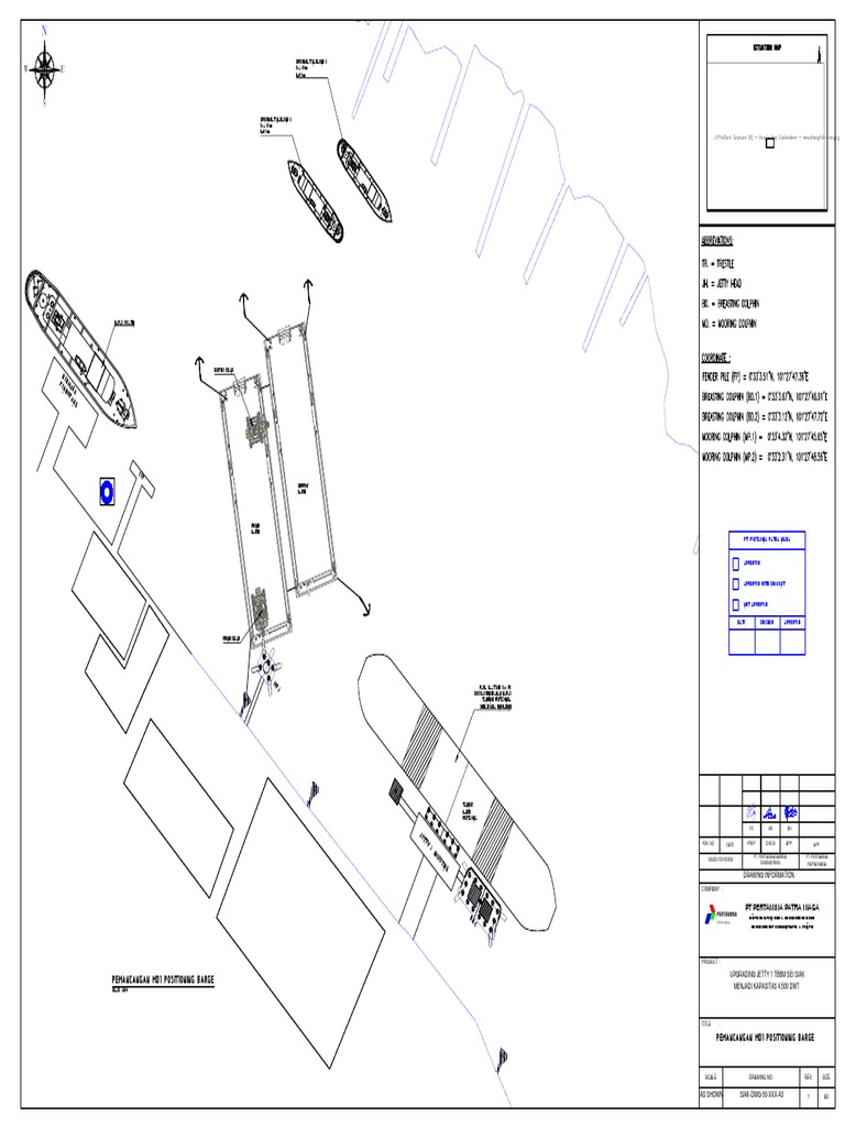 Barge Layout for Jetty Upgrade | PDF
