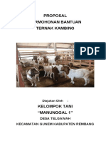 Proposal Ternak Kambing Manunggal 1)