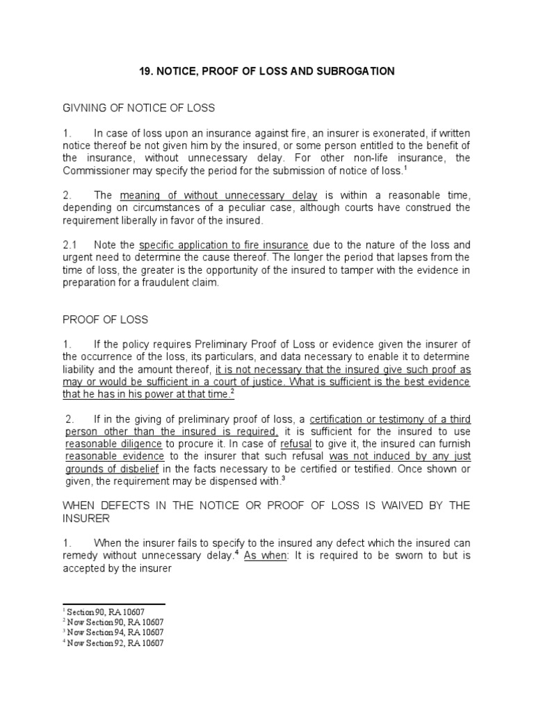 Statute Of Limitations And Subrogation