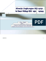 Indikator Kinerja Lingkungan 14031 Dan Analisis Daur Hidup ISO 14041-14044