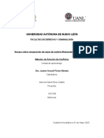 Ensayo Sobre Comparación de Leyes de Justicia Restaurativa MX-PANAMA 2