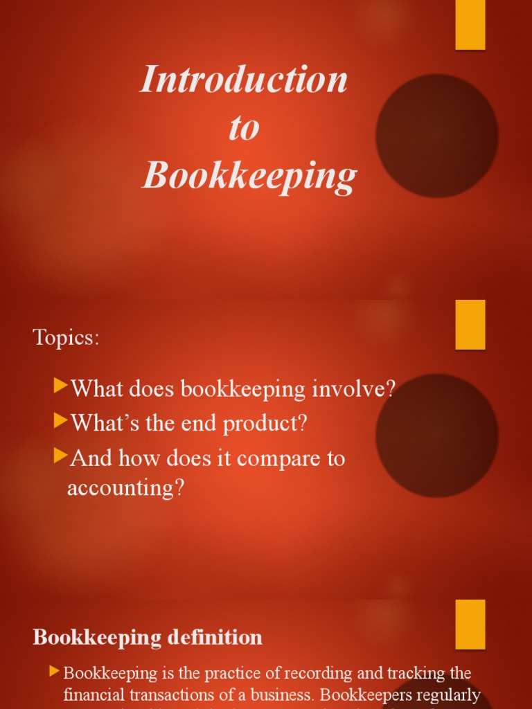 Introduction to bookkeeping pdf bookkeeping balance sheet