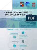Capaian Program Smart City Diskominfostandi Kota Bogor Tahun 2017 2018