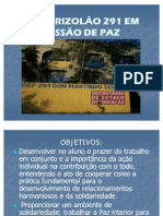 CIEP 291 EM MISSÃO DE PAZ