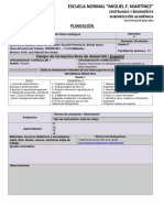 1.clase Planeacion Español Del 25 de Octubre