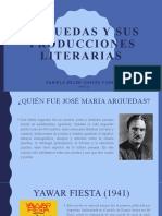 Arguedas y Sus Producciones Literarias - Chavez Fuentes 4to A