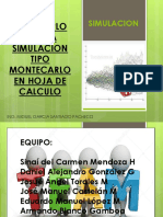 Simulación Montecarlo en hoja de cálculo