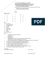 Format Kunci Jawaban Tema 2