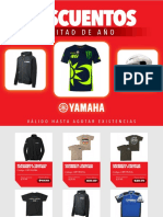 Ofertas de ropa y equipamiento Yamaha hasta agotar existencias