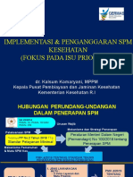 Implementasi SPM (Rakerkesda Jambi, 1 April 2019)