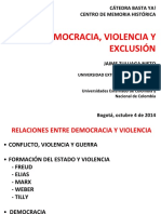 Democracia Violencia Exclusion