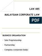 Law485 Types of Co