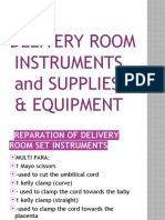 Reviewing Delivery Room InstrumentsF
