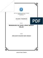 Laporan Kajian Tindakan Mengatasi Isu Guru Lewat Masuk Kelas