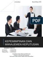 JURNAL KLP 9 - Kepemimpinan Dan Manajemen Keputusan