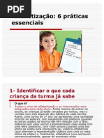 Alfabetização 6 práticas essenciais