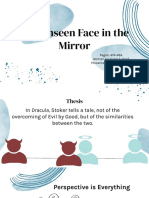 Dracula Presentation The Unseen Face in The Mirror