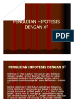 Pengujian Hipotesis Dengan X2