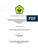 Diajukan Sebagai Persyaratan Dalam Menyelesaikan Skripsi Pada Program Studi D IV Kebidanan Politeknik Kesehatan Kemenkes Padang