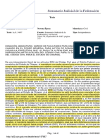 Tesis197687. Donación. Mandatario. Carece de Facultades para Celebrar El Contrato De