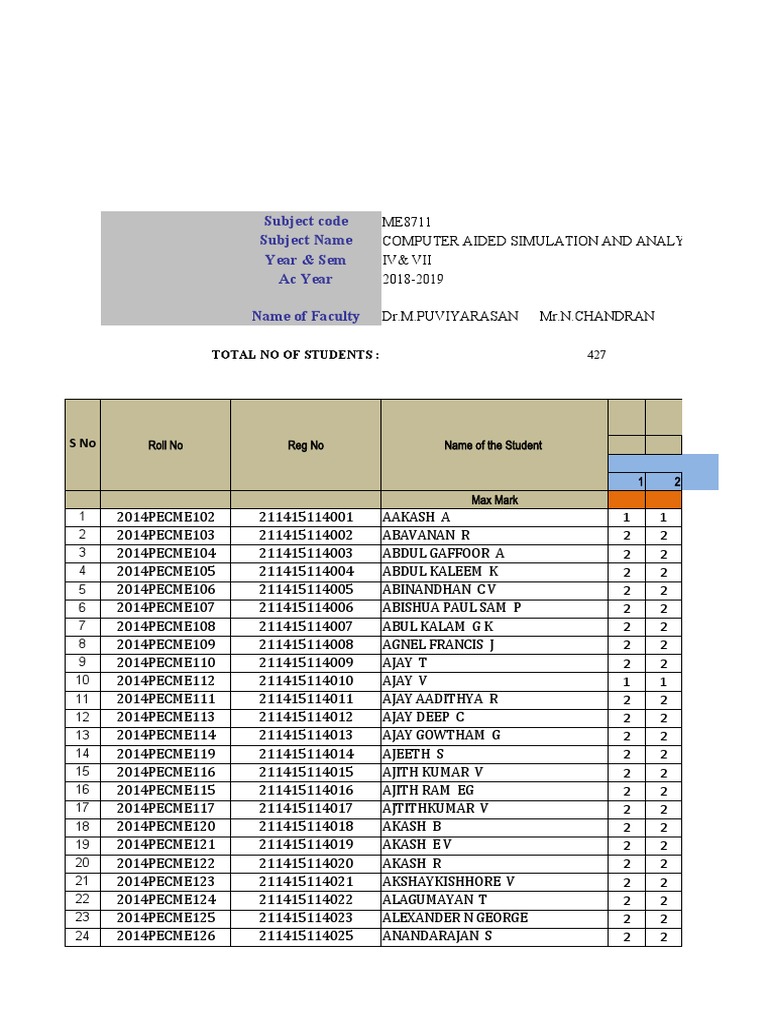 Simulation18-19 Lab Splitup Finished | PDF | Tamil Cinema | Cinema Of India