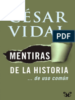Mentiras de la historia de uso común Cesar vidal 