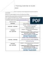 South Asia - APC Assessor Training Calendar Guide APAC - July 2022